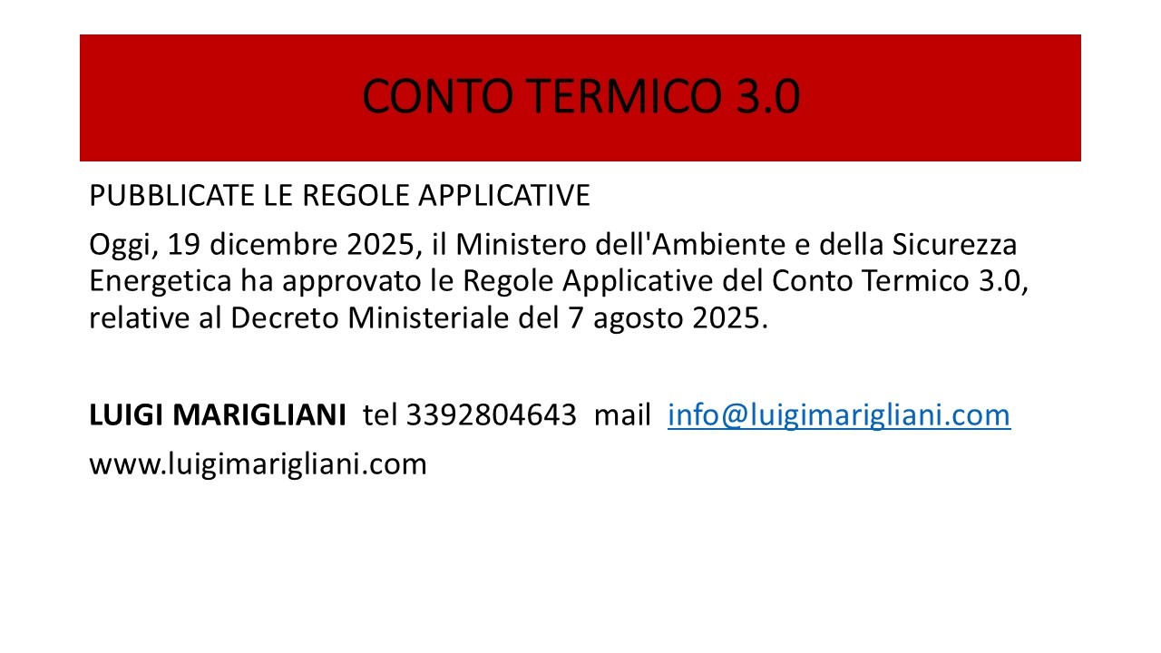 CONTO TERMICO 3
