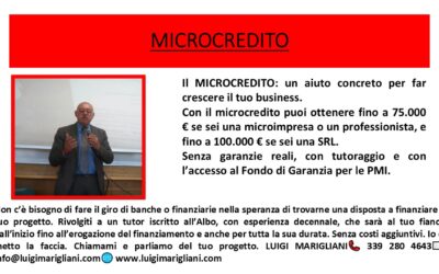 MICROCREDITO IMPRENDITORIALE