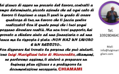 MICROCREDITO IMPRENDITORIALE